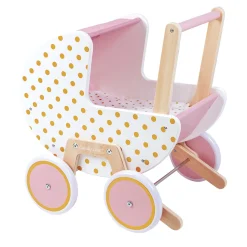 Janod Candy Chic - Houten Poppenwagen
