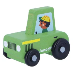 Janod Crossroads - Houten Groene Tractor