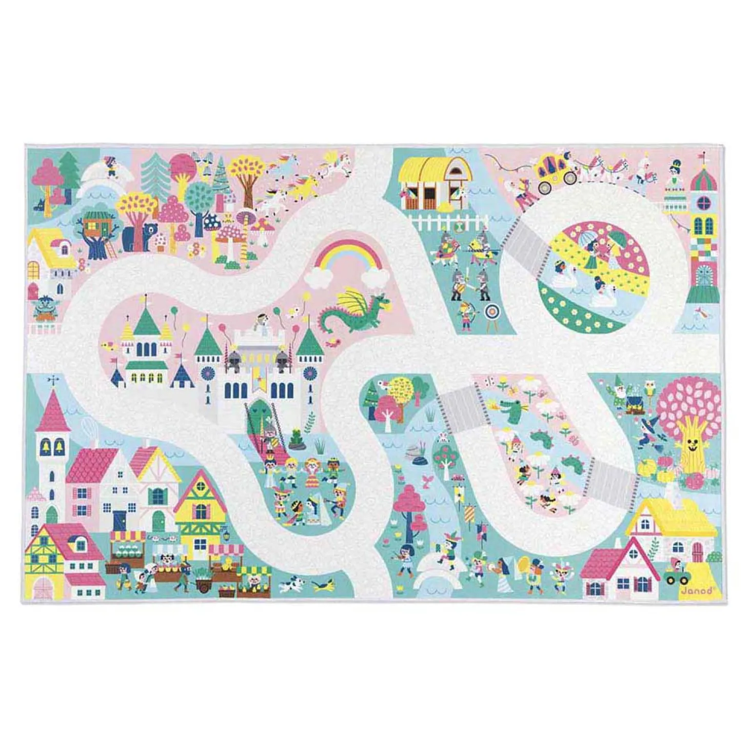 Janod Crossroads - Speelmat het Betoverde Koninkrijk