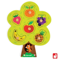 Janod Knoppuzzel Fruitboom, 6st.