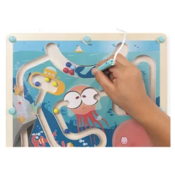 Janod Magnetisch Houten Doolhof Oceaan