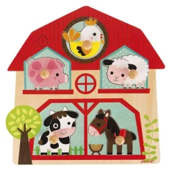 Janod Muzikale Puzzel - De vrienden van de boerderij