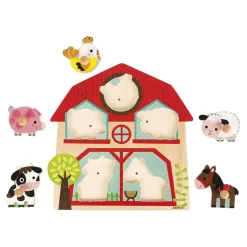 Janod Muzikale Puzzel - De vrienden van de boerderij