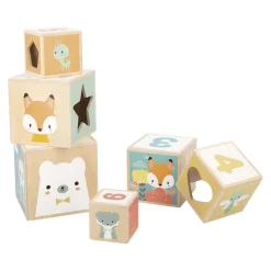 Janod Pure - Houten Blokkentoren - 6dlg.