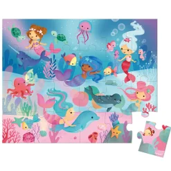 Janod Puzzel - Zeemeerminnen, 24st.