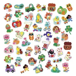 Janod Stickers - 50 Grote Stickers Lente