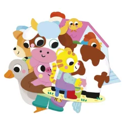 Janod Stickers - 50 Grote Stickers Boerderijdieren