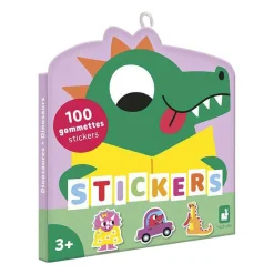 Janod Stickers - 100 Stickers Dino