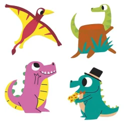 Janod Stickers - 100 Stickers Dino
