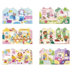 Janod Stickers - Stickerboek Het Huis