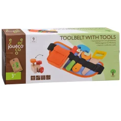 Jouéco Gereedschapsriem Hout, 9dlg.