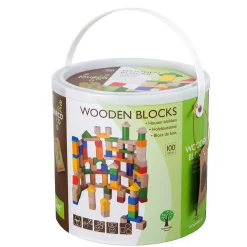 Jouéco Houten Blokken, 100st.