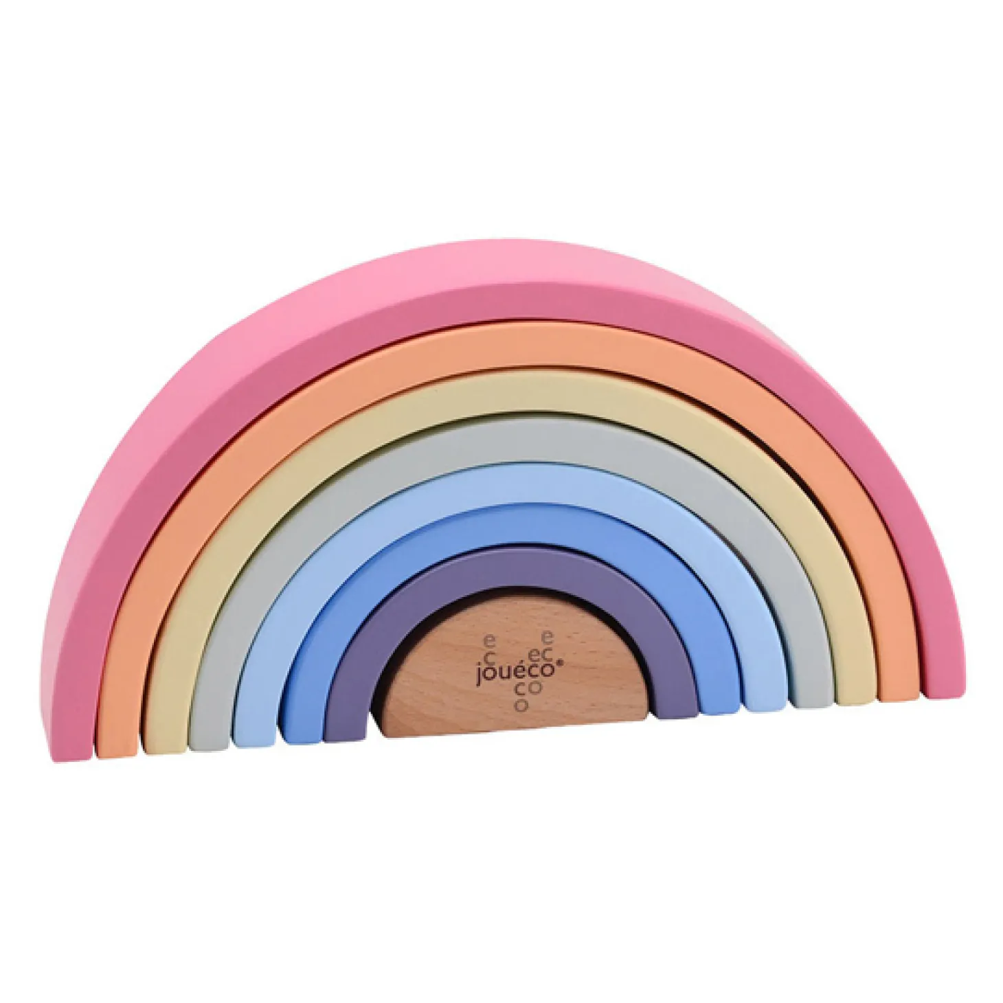 Joueco Houten Regenboog, 8dlg.