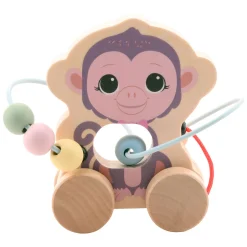 Joueco The Wildies Houten Dier met Kralenbaan