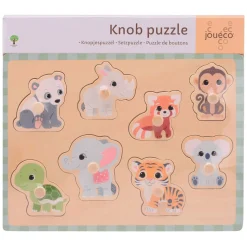 Joueco The Wildies Noppenpuzzel, 8st.