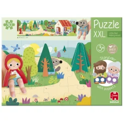 Jumbo Goula Legpuzzel XXL Roodkapje, 30st.