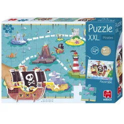 Jumbo Goula Legpuzzel XXL Piraten, 48st.