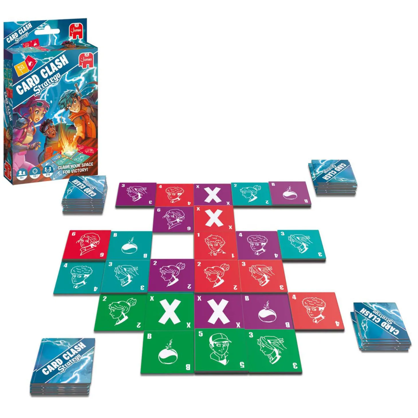 Jumbo Stratego Card Clash Kaartspel