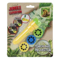 Jungle Expedition Zaklamp Projector met 24 Afbeeldingen, 11cm