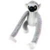 Jungle Mates Knuffel - Lemur Maki Grijs Zwart
