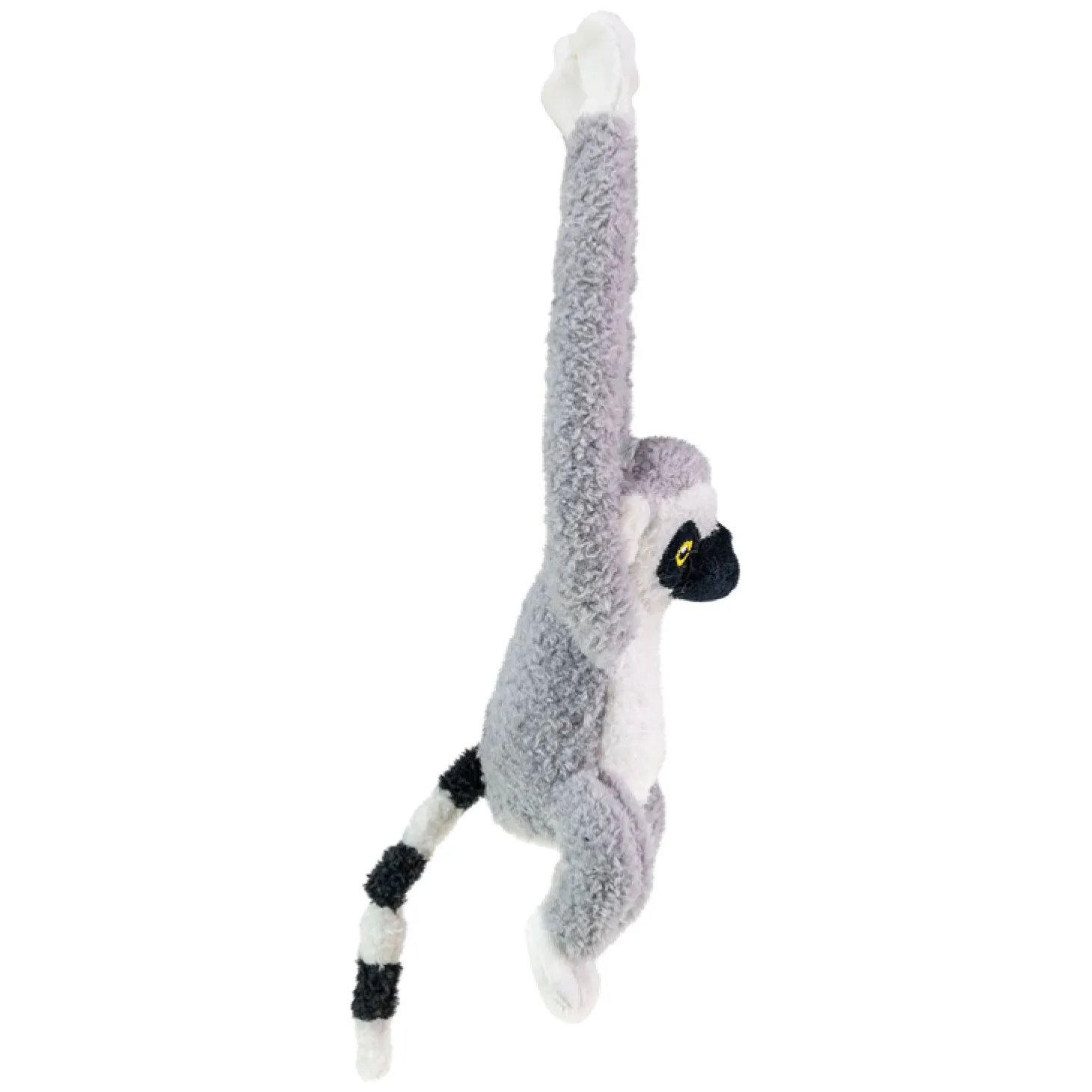 Jungle Mates Knuffel - Lemur Maki Grijs Zwart