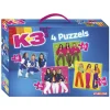 K3 4in1 Puzzel - Sterretjes