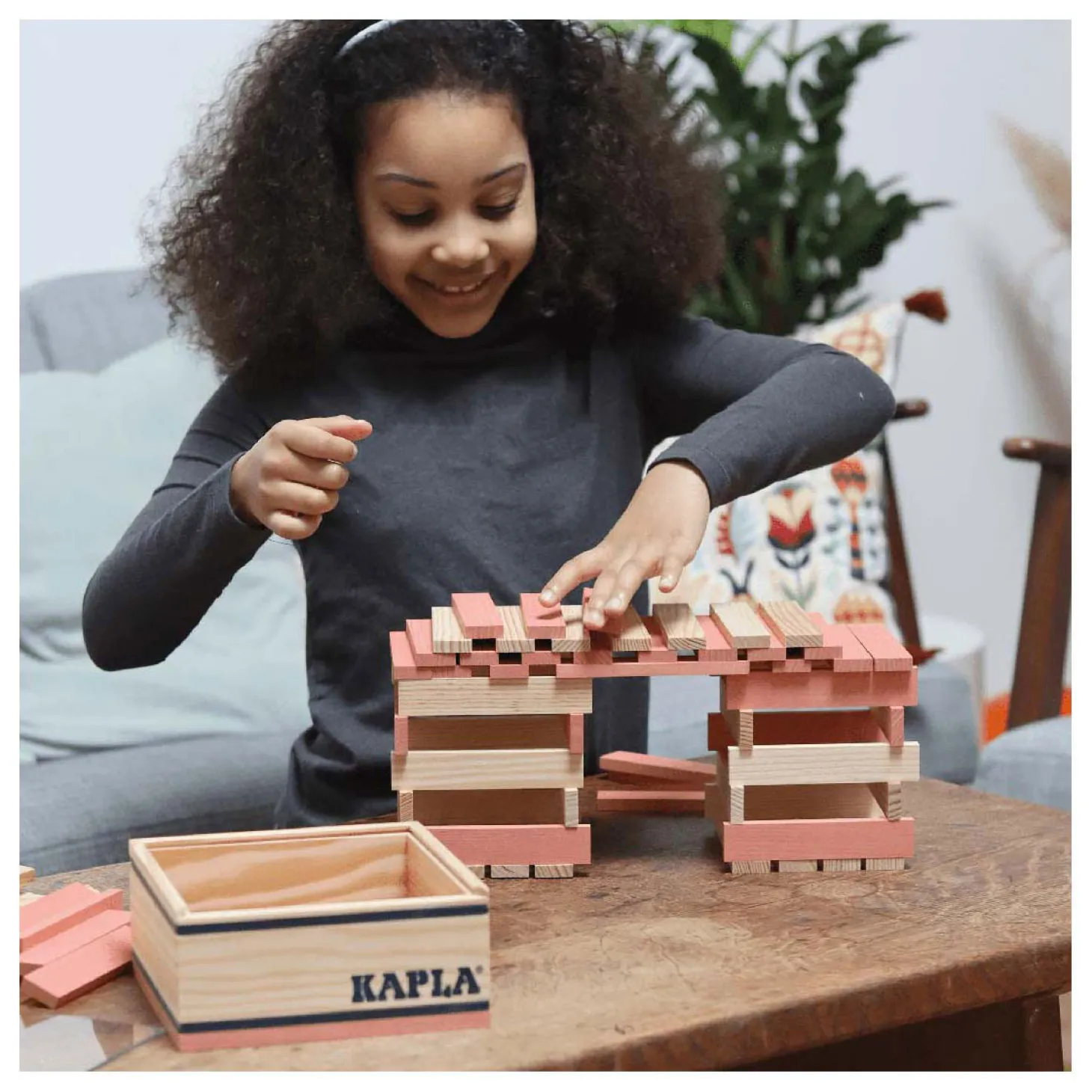 KAPLA 40 Plankjes Roze