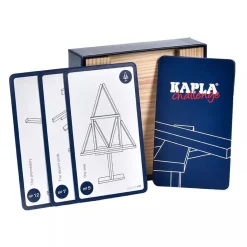 KAPLA Challenge Spaans 12 Challenge-kaarten, 16 Blanke Plankjes