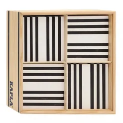 KAPLA Kist 100 Plankjes - Zwart/Wit