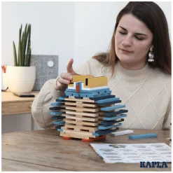 KAPLA, Uil Koffer met 120 Plankjes