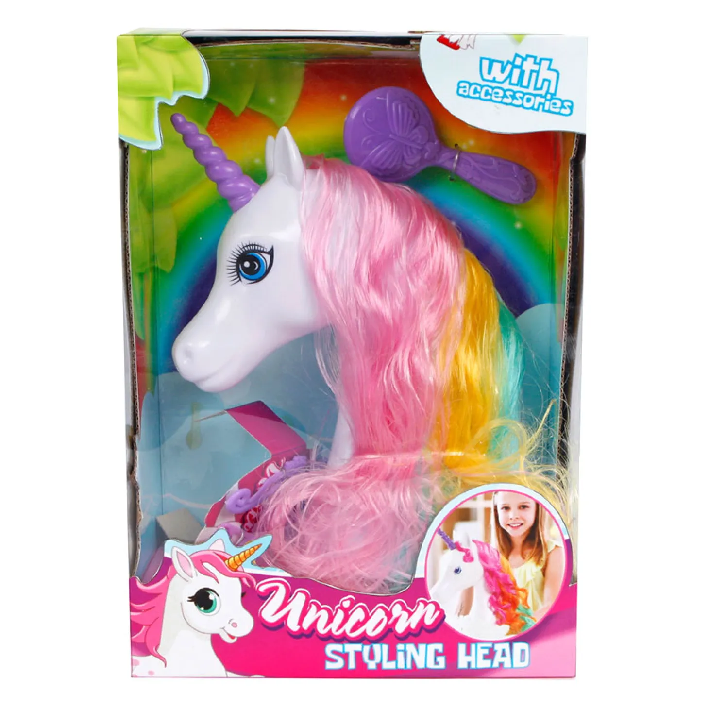 Kappop Eenhoorn met Accessoires