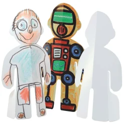 Karton Staande mensen - 50st.