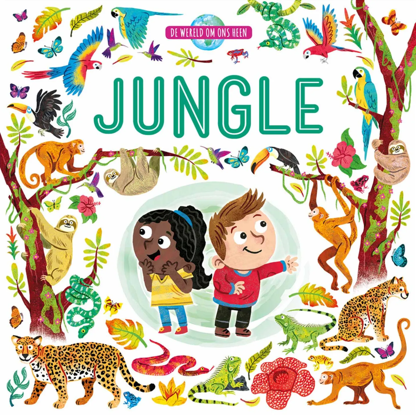 Kartonboek De Wereld om ons heen - Jungle