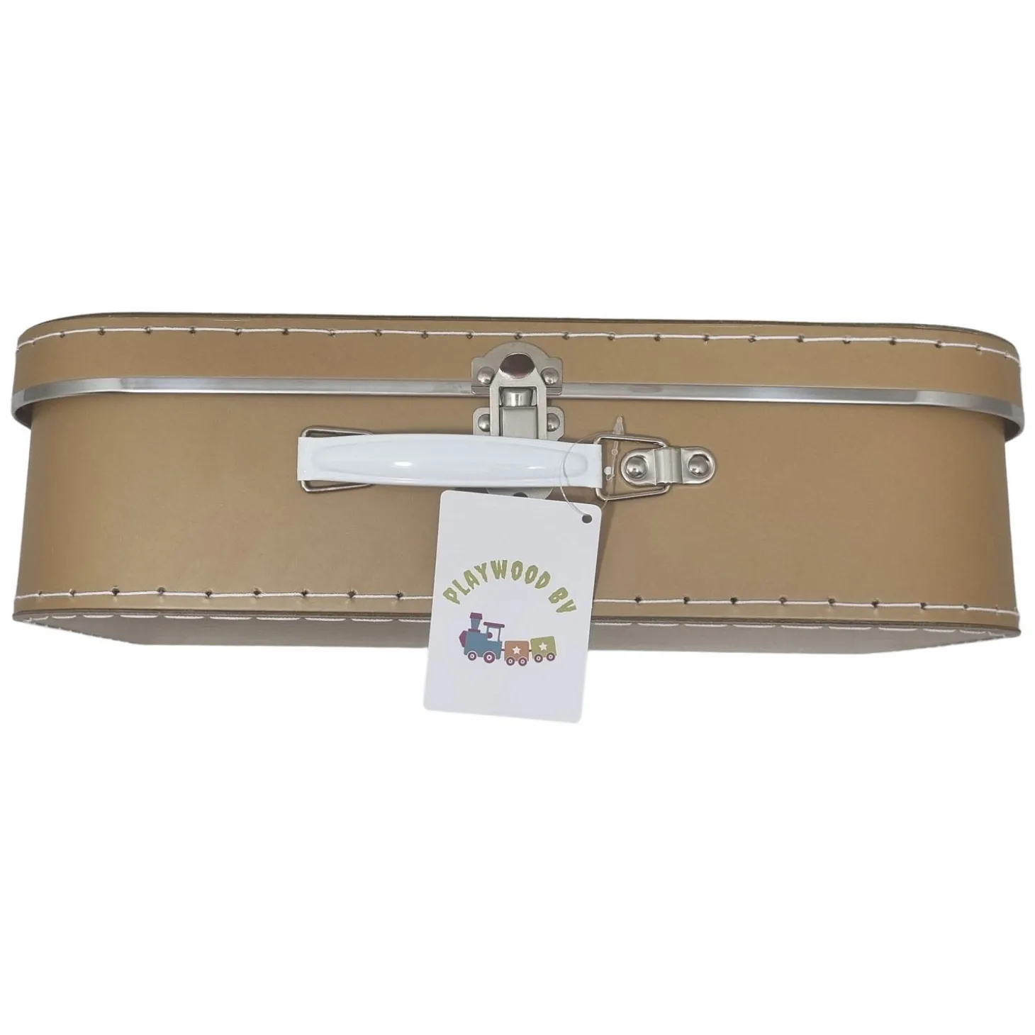 Kartonnen Koffer Set Bruin, 3st.