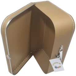 Kartonnen Koffer Set Bruin, 3st.