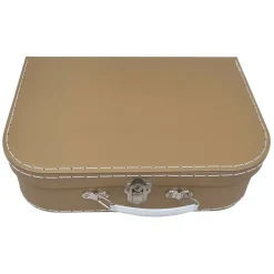 Kartonnen Koffer Set Bruin, 3st.