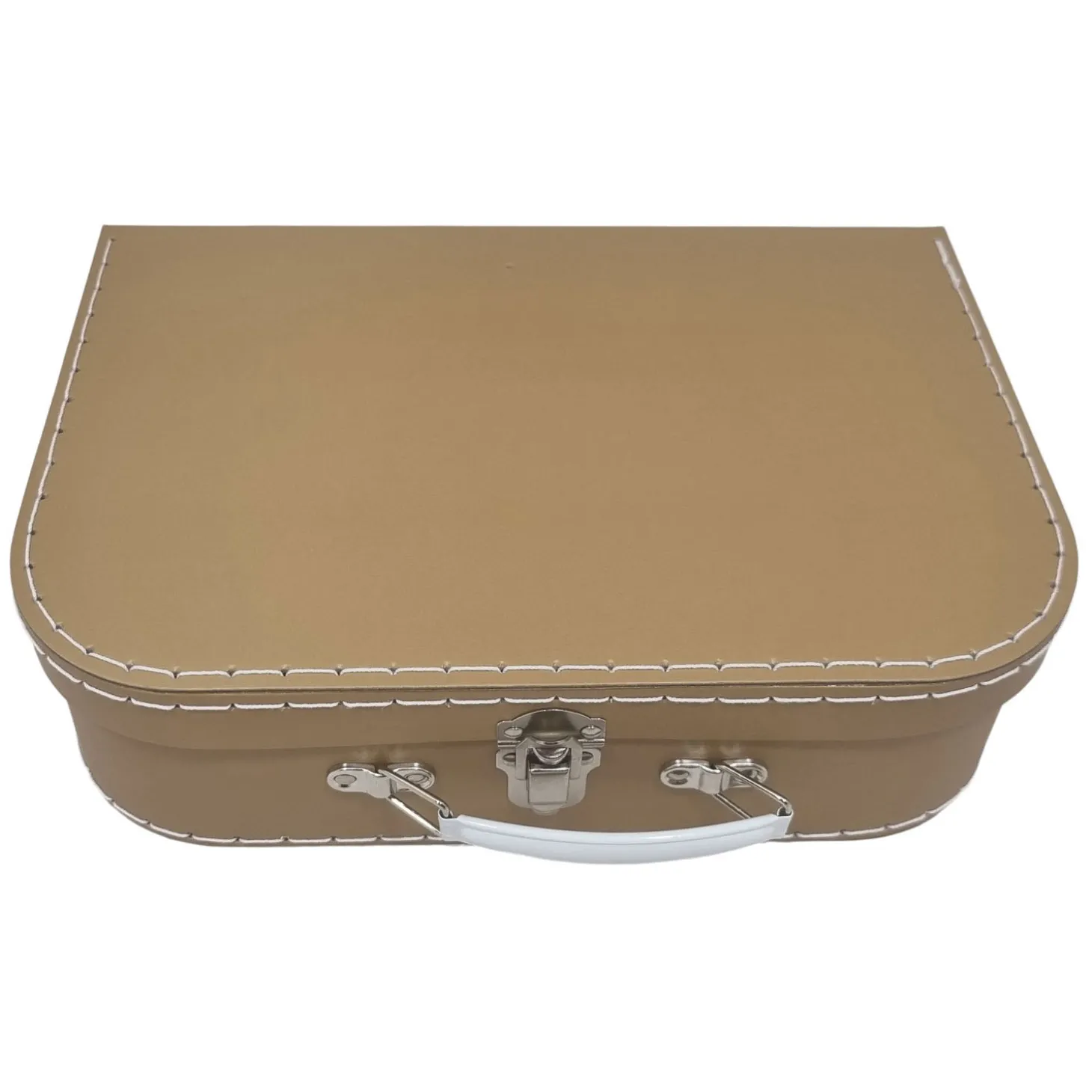 Kartonnen Koffer Set Bruin, 3st.