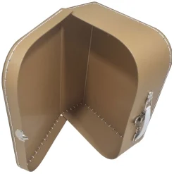 Kartonnen Koffer Set Bruin, 3st.