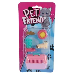 Kat in Reismand met Accessoires