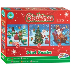 Kerst 3-in-1 Puzzel