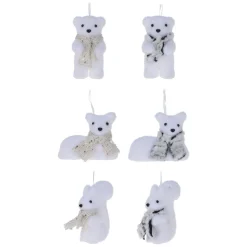 Kersthanger Winterdieren, Set van 24