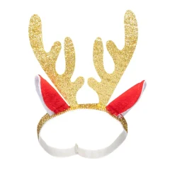 Kerstjurk met Haarband Rendier, maat 28-35 cm