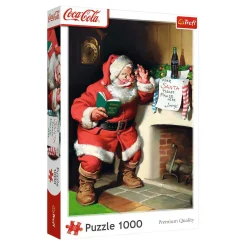 Kerstpuzzel Coca Cola Open Haard - 1000st.
