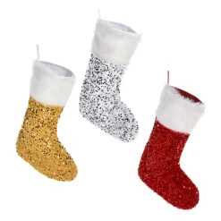Kerstsok met Pailletten