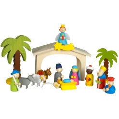 Kerststal Hout