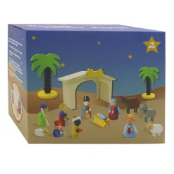 Kerststal Hout