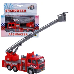 Kids Globe Die-cast Brandweer Ladderwagen NL, 16cm
