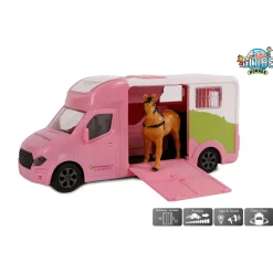 Kids Globe Die-cast Paardentruck Licht en Geluid 1:32