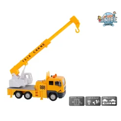 Kids Globe Hijskraan Die-cast met Licht en Geluid, 15cm
