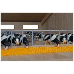 Kids Globe Koe Zwart/wit Staand 1:32, 2st